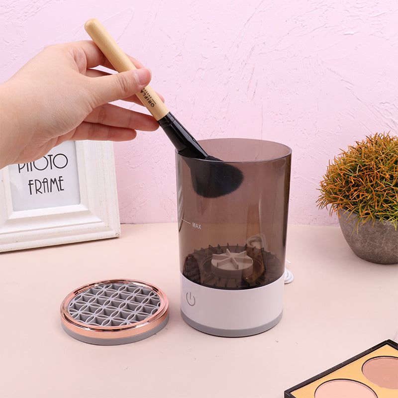 Automatic Makeup Brush Cleaner — Clean Brushes in Seconds